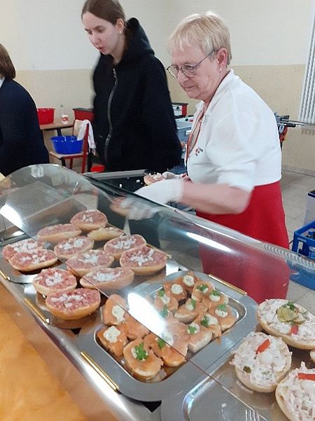 Buffet bei Blutspenden